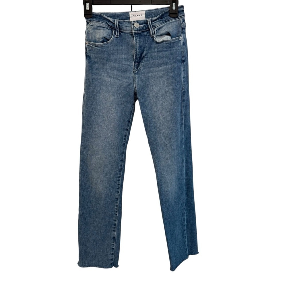 Frame Denim Women's Classic Blue Straight Leg Jeans